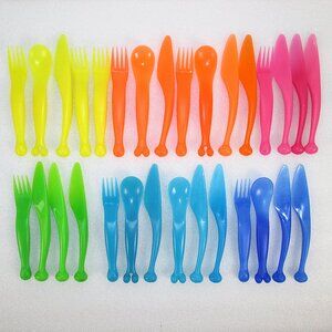 RARE VINTAGE IKEA "KALAS" KIDS PICNIC FLATWARE🌷